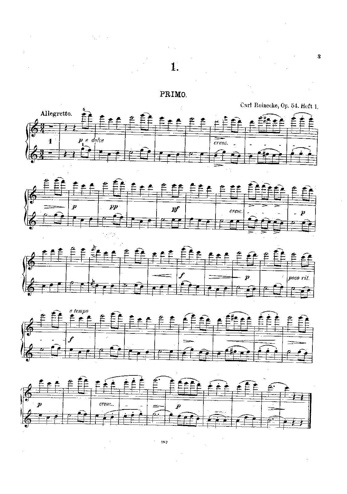 Four-handed Piano Pieces