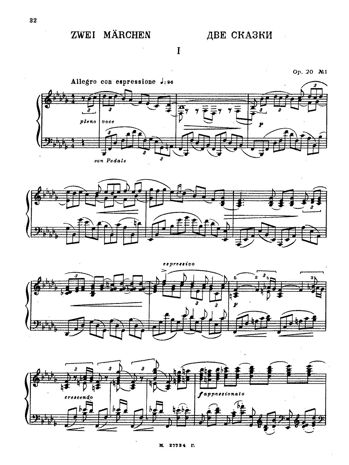 2 Tales, Op.20 (Medtner, Nikolay) - IMSLP