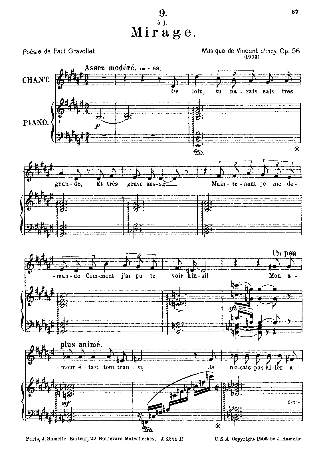 Mirage, Op.56 (Indy, Vincent d') - IMSLP