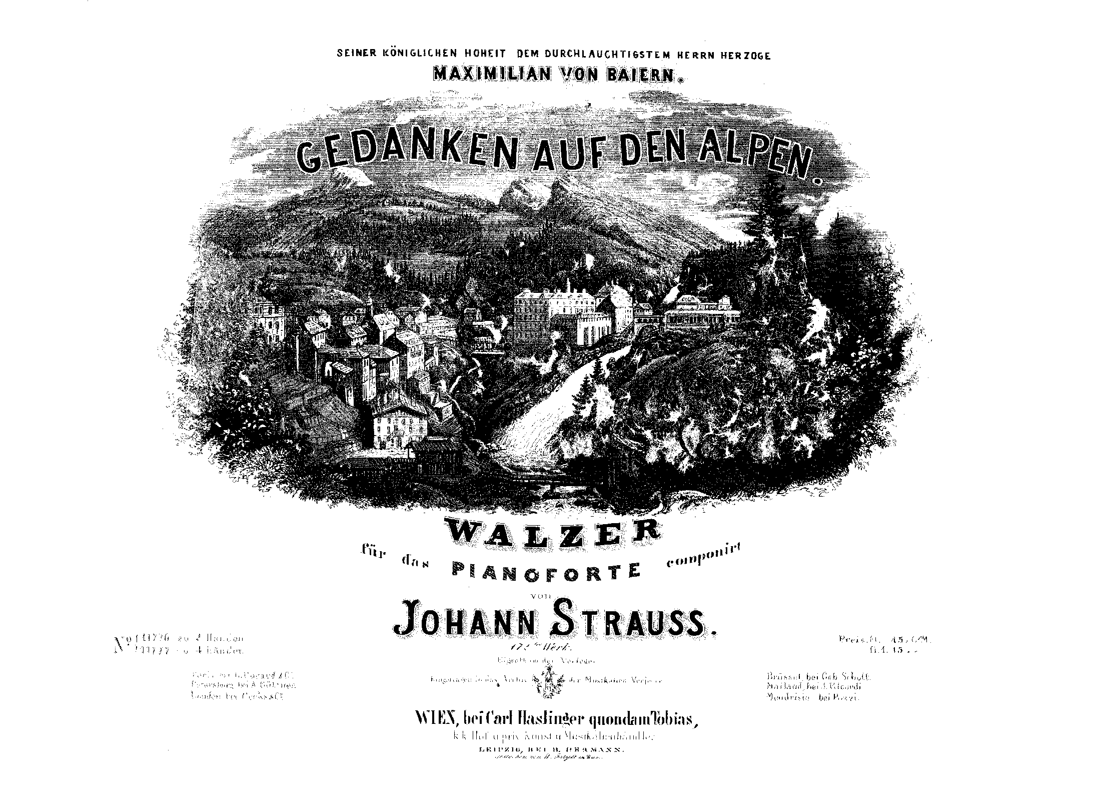 Gedanken auf den Alpen Walzer