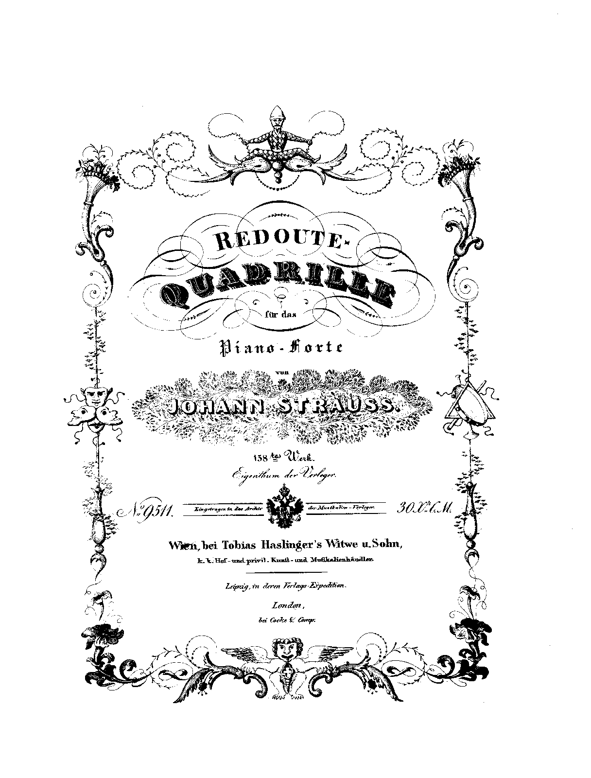 Redoute-Quadrille, Op.158
