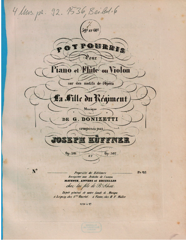Potpourri for Flute or Violin and Piano No.59