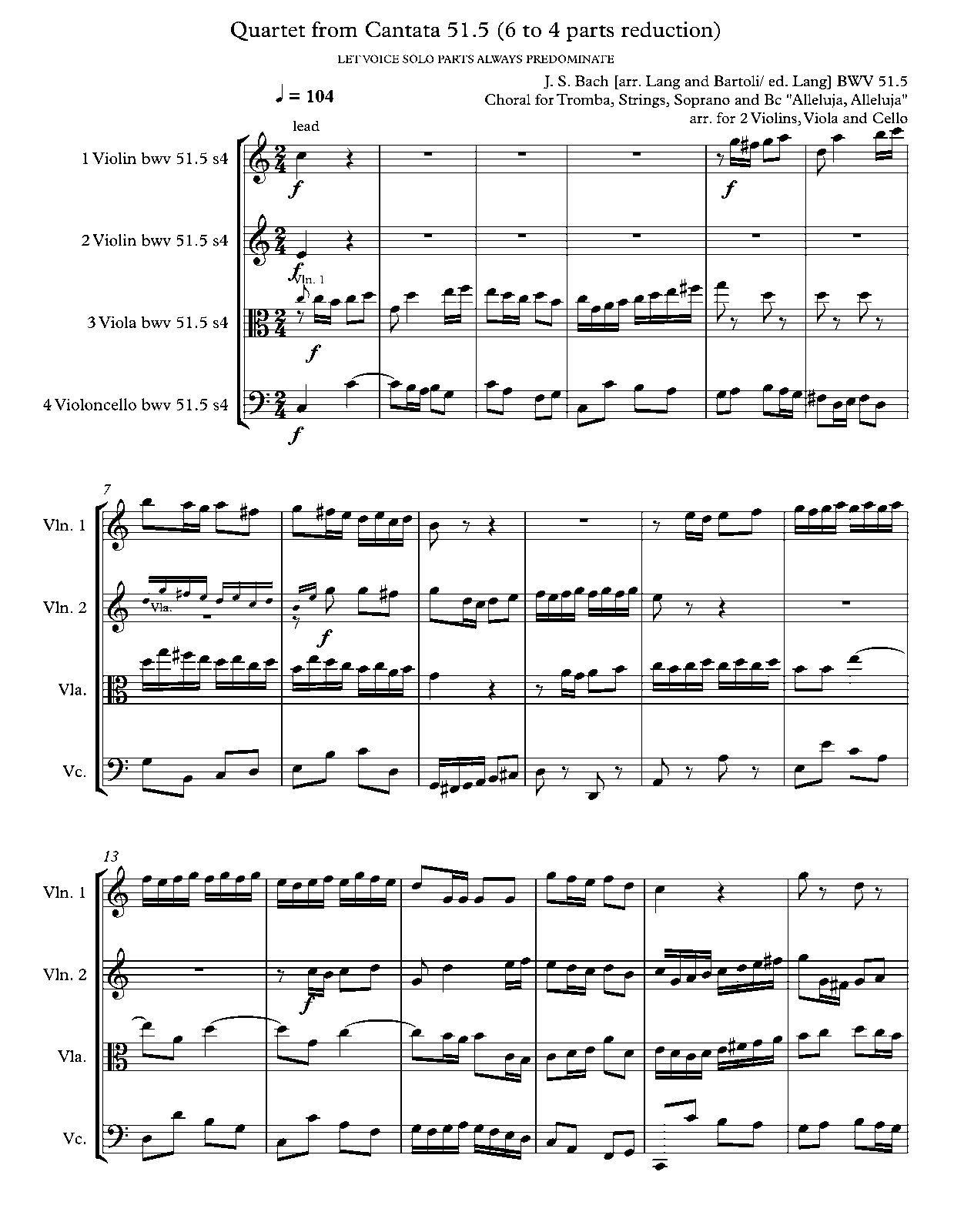 Jauchzet Gott in allen Landen, BWV 51 (Bach, Johann Sebastian) IMSLP