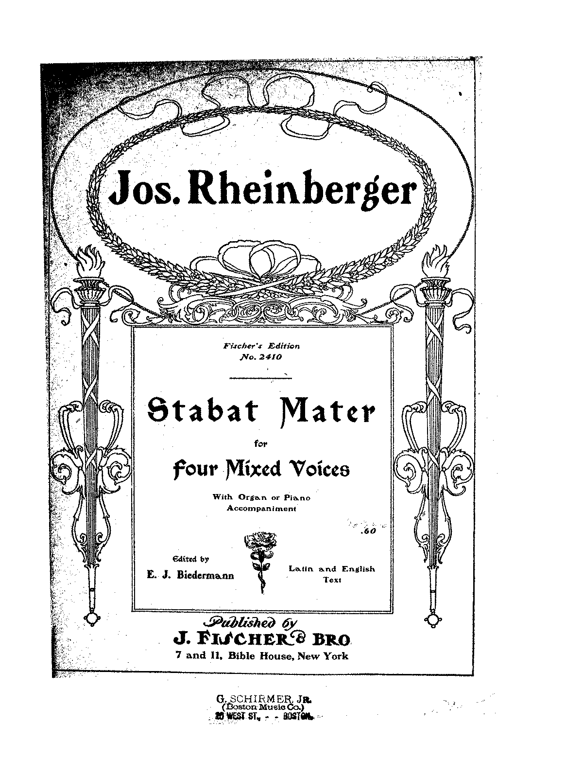 Stabat Mater, Op.138 (Rheinberger, Josef Gabriel) - IMSLP