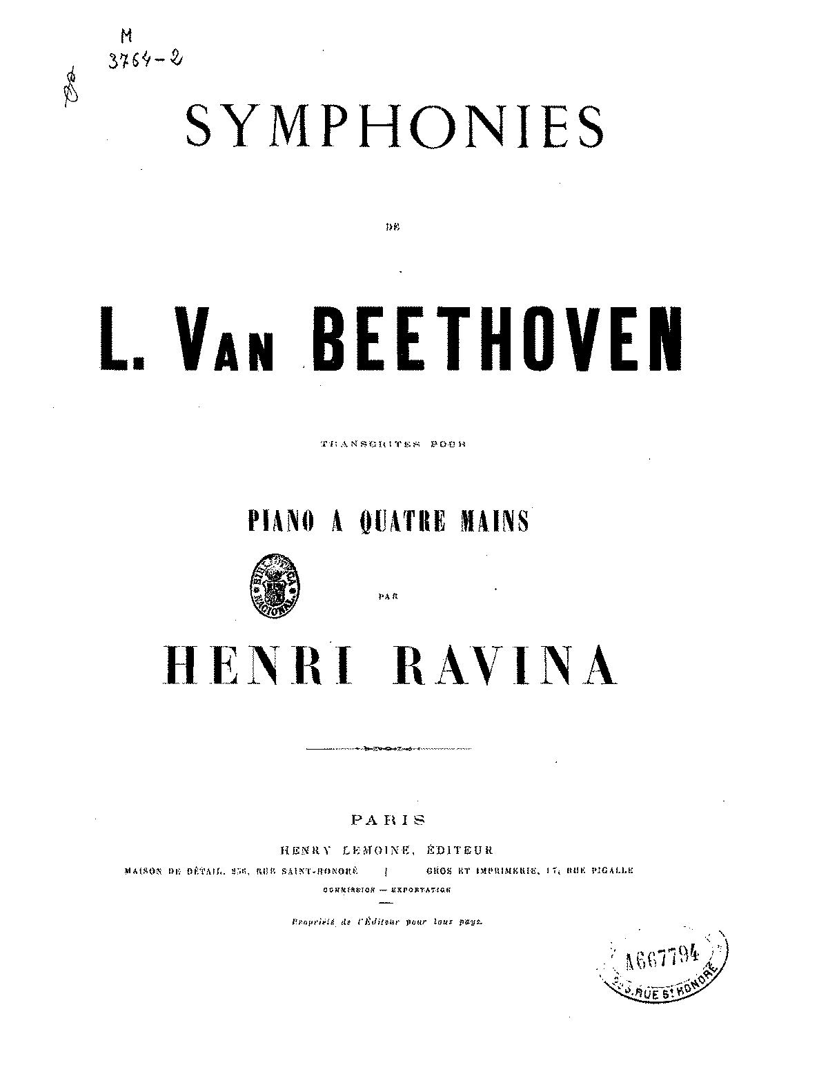 Symphony No.2, Op.36 (Beethoven, Ludwig Van) - IMSLP: Free Sheet Music ...