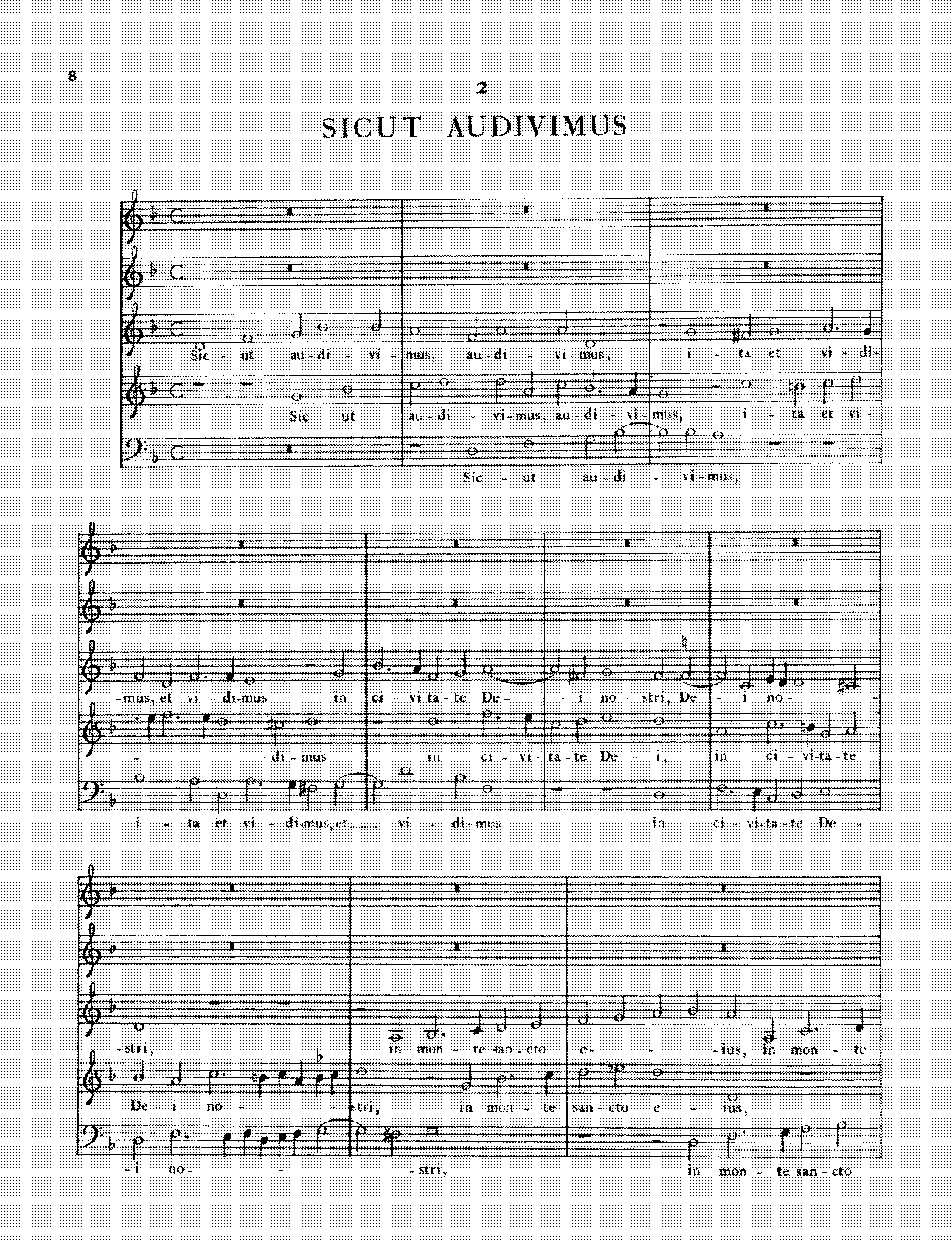 Sicut Audivimus, T 57 (Byrd, William) - IMSLP