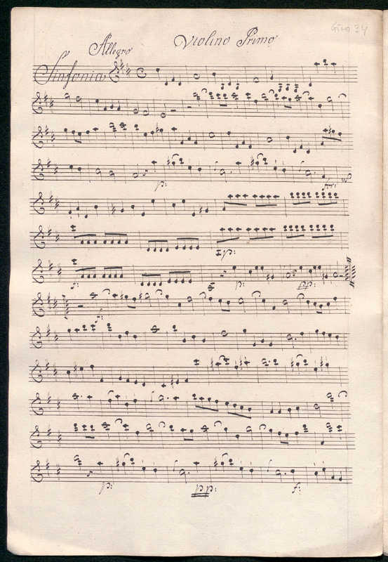 Sinfonia in D major, ZieC 3.17 (Camerloher, Placidus von) IMSLP