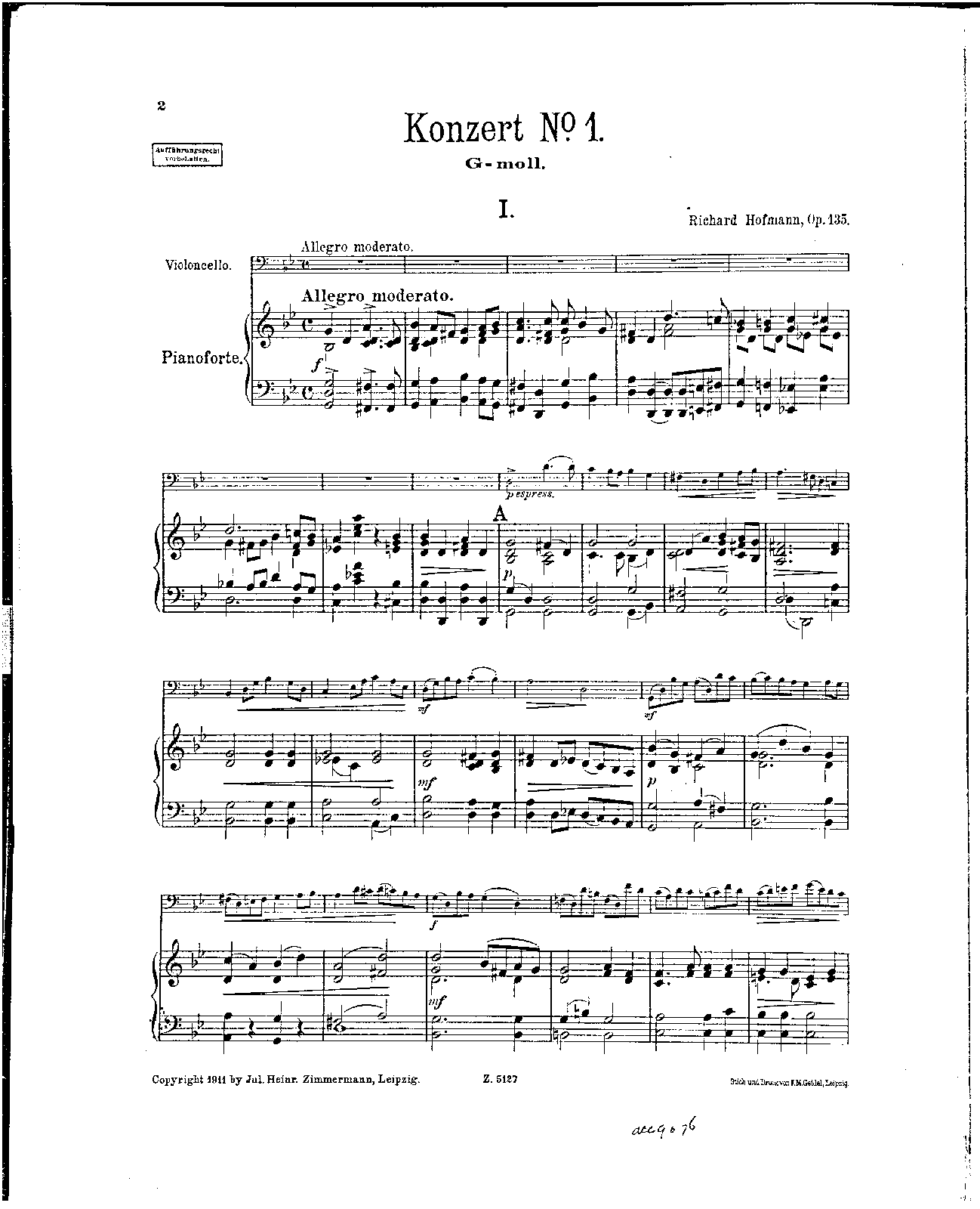 Zwei Schüler Konzerte