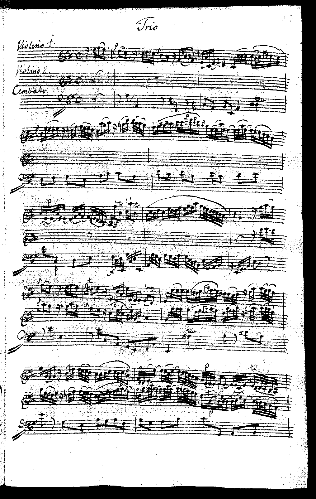 Trio Sonata in A major, GraunWV Av:XV:39 (Graun, Johann Gottlieb) - IMSLP
