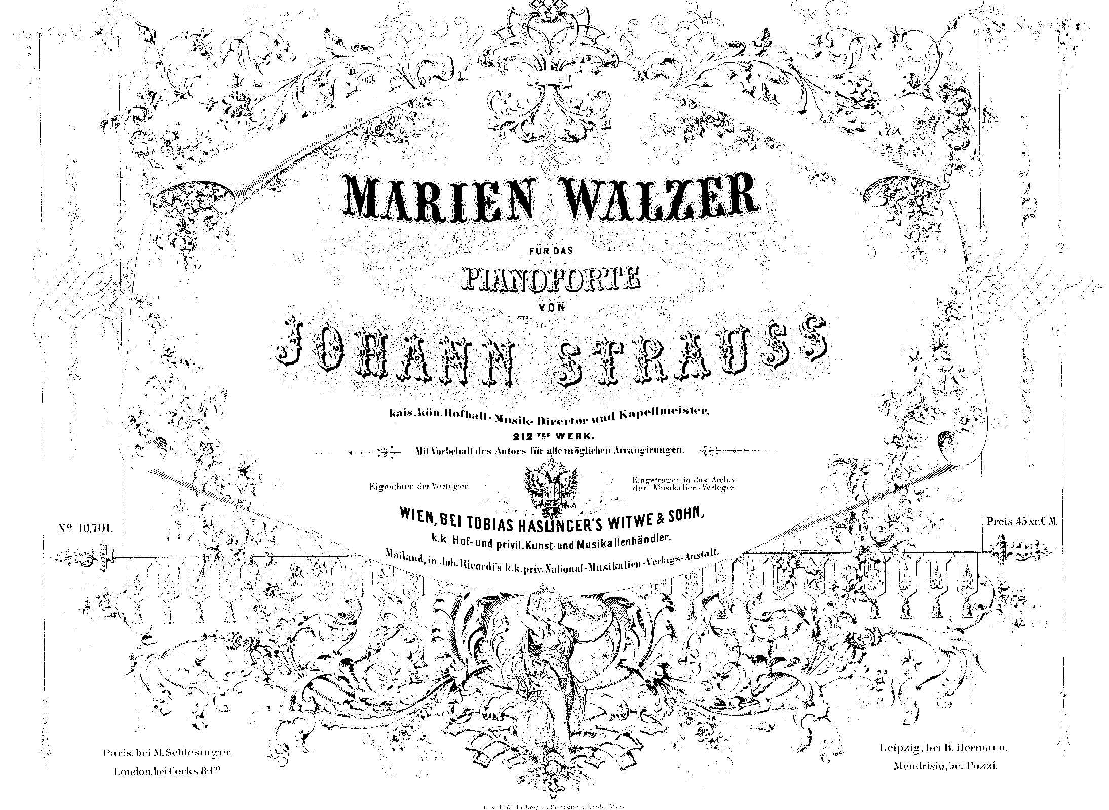 Marien-Walzer, Op.212