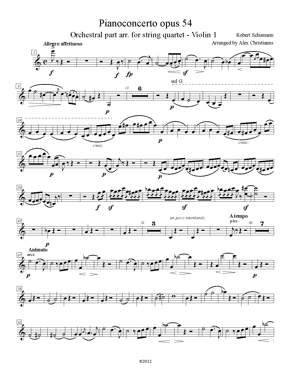 File:PMLP3738-Schumann pianoconcerto stringquartet- Violin I.pdf