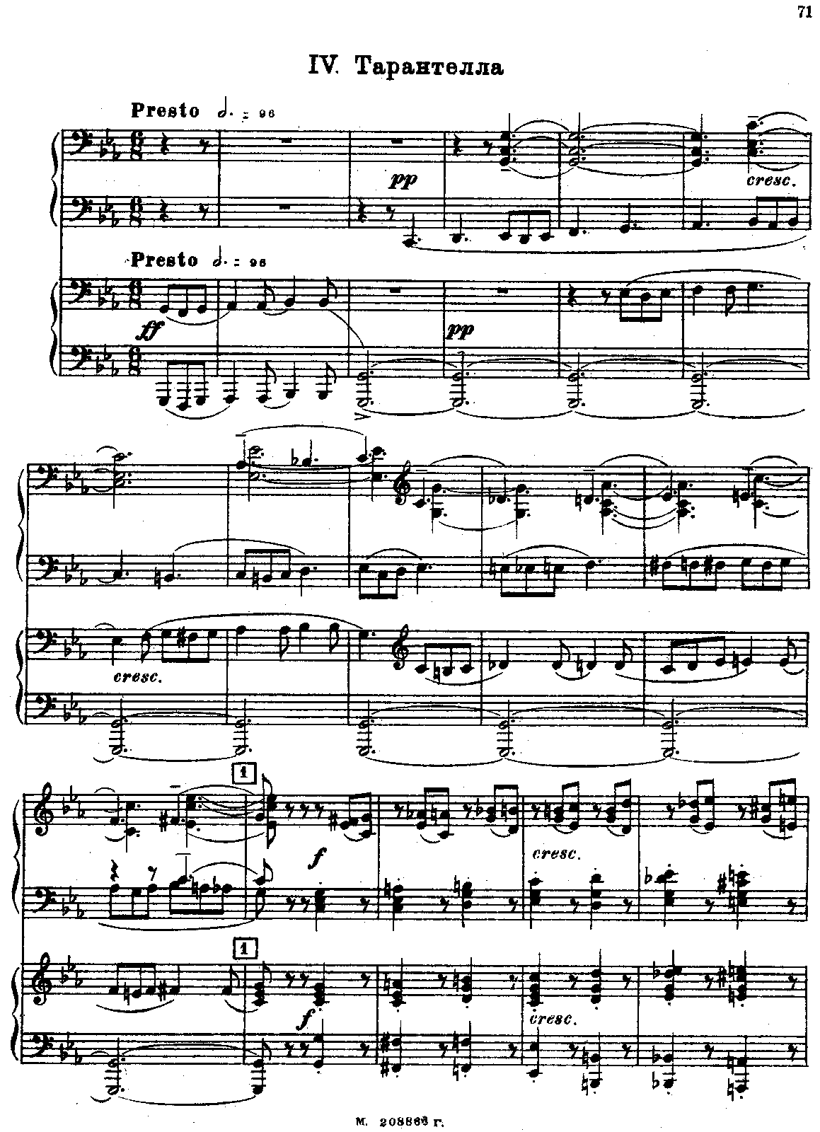 File:IV - Tarantelle - Presto in C minor.pdf