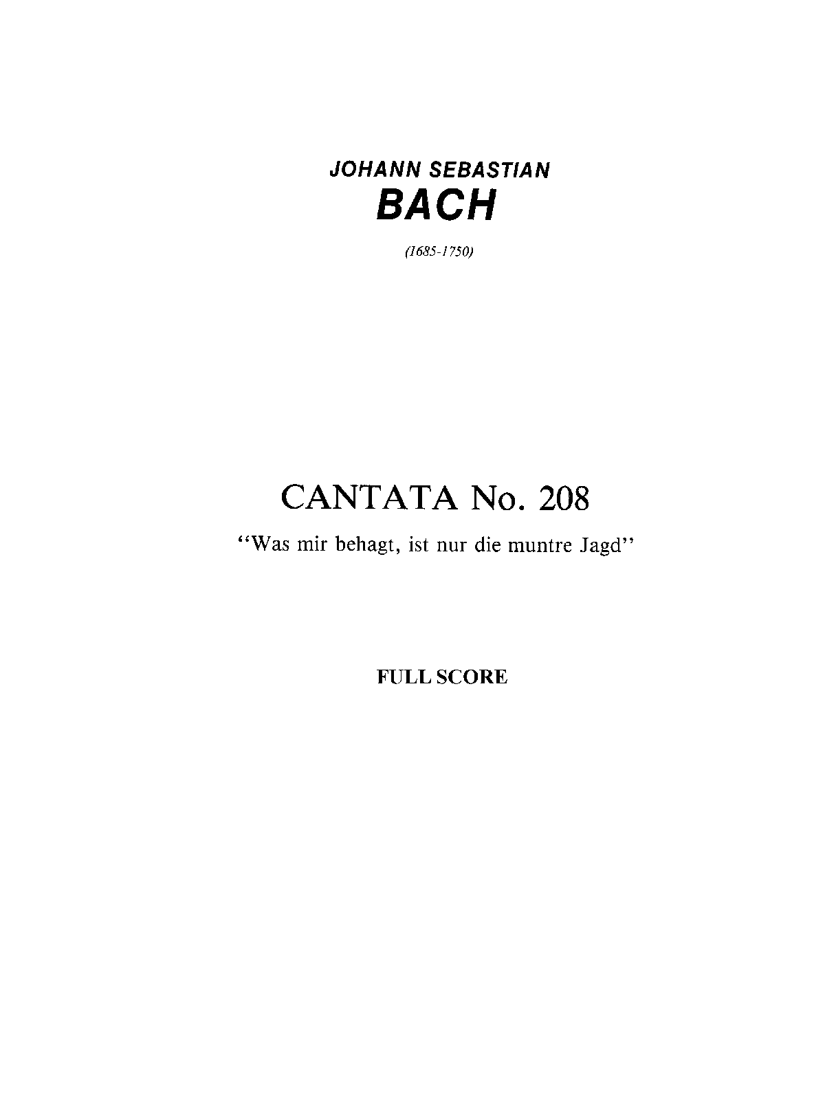File:PMLP127032-Bach Was mir behagt, ist nur die muntre Jagd, BWV 208 - Conductor Score.pdf