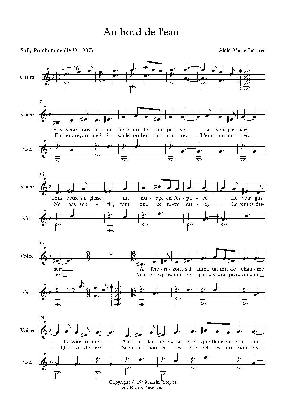 Au bord de l'eau (Jacques, Alain M.) IMSLP