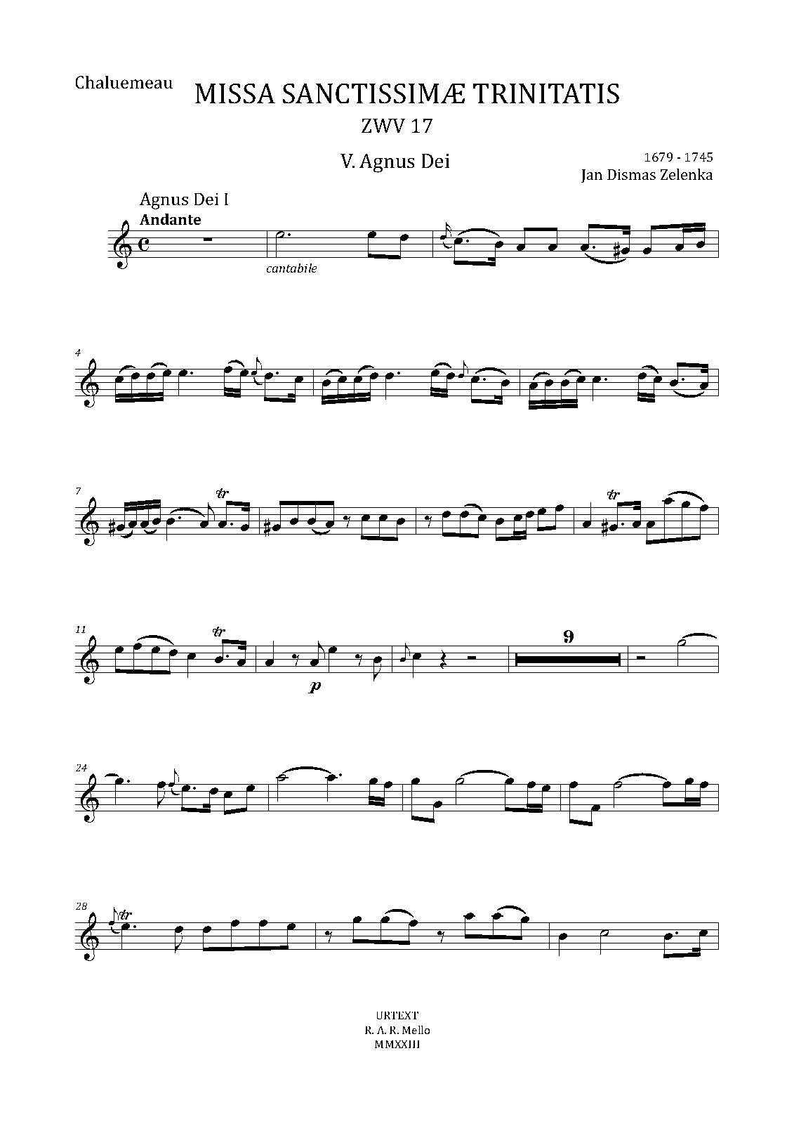 File:PMLP331651-Zelenka - Mass of the Holy Trinity ZWV 17 V. Agnus Dei - chalumeau.pdf