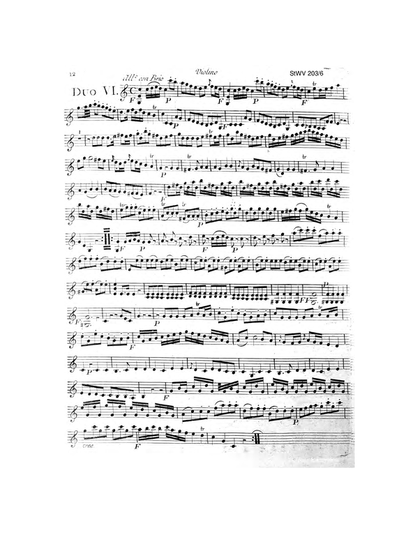Duo for Violin and Viola in C major, StWV 203∕6 (Sterkel, Johann Franz