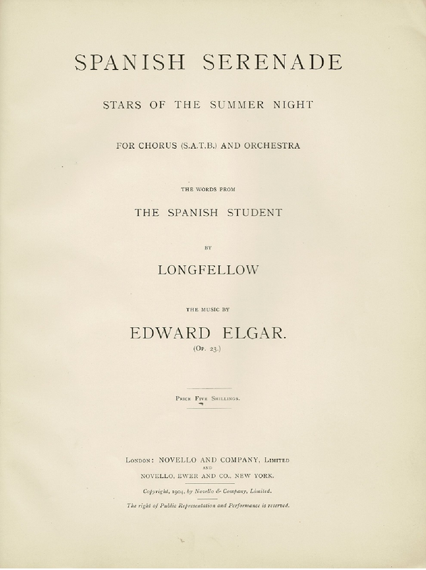 Spanish Serenade, Op.23 (Elgar, Edward) IMSLP
