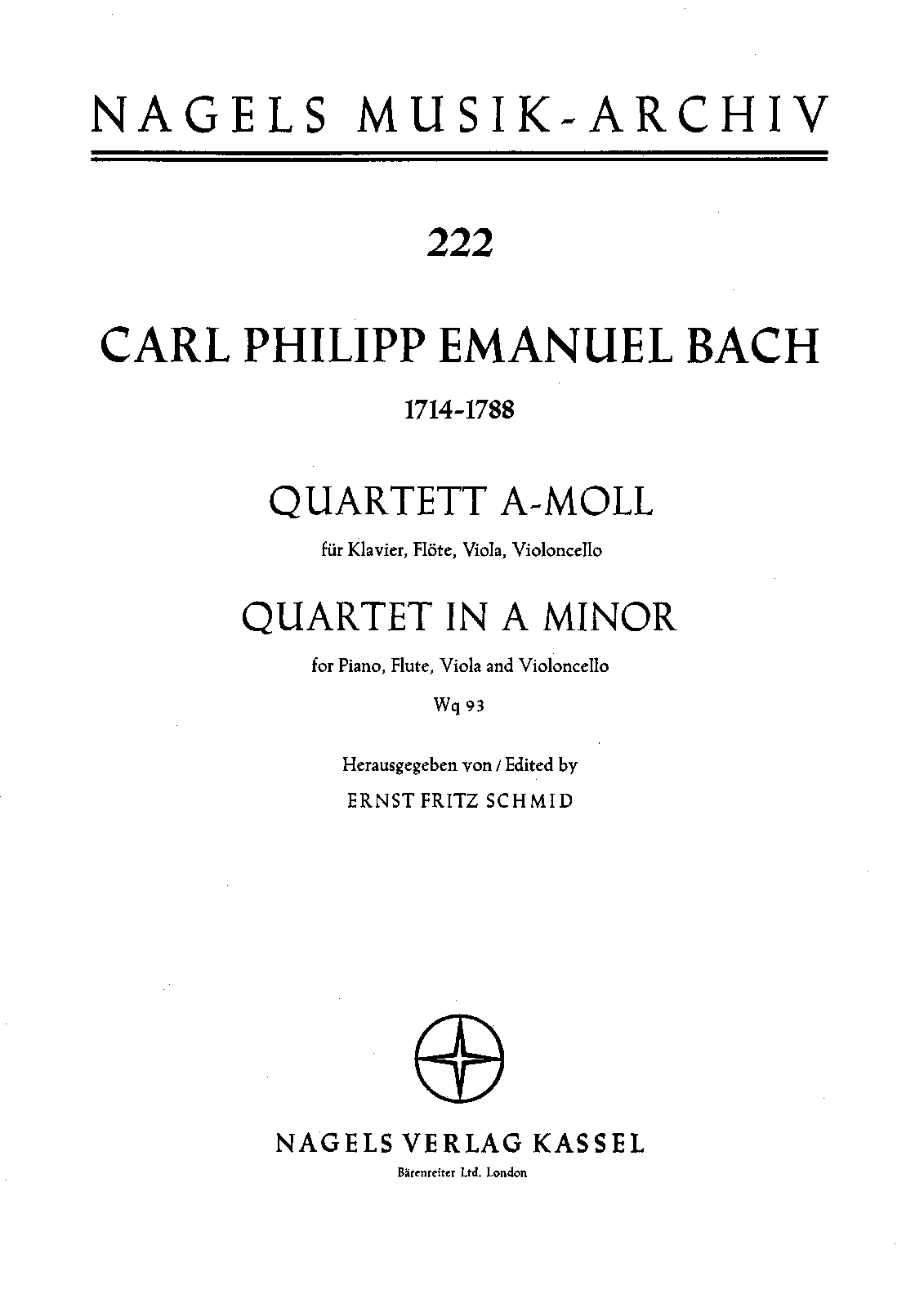 Quartet in A minor
