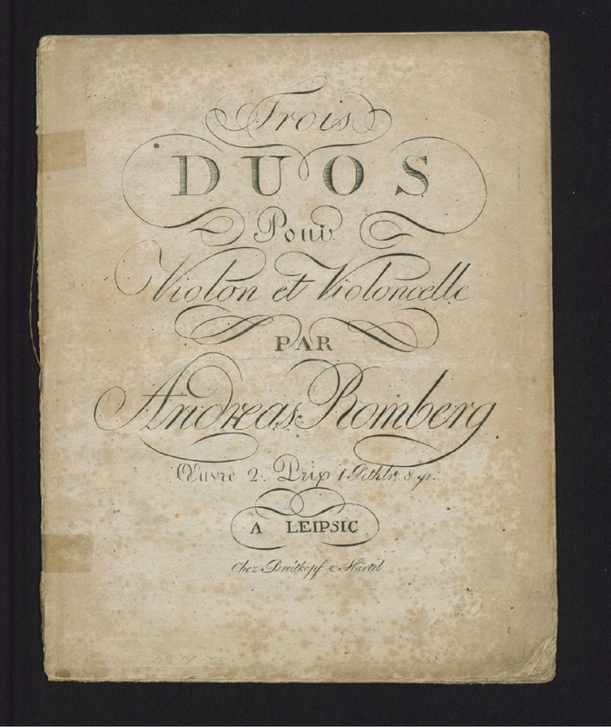 3 Duos for Violin and Cello, Op.2 (Romberg, Andreas) IMSLP