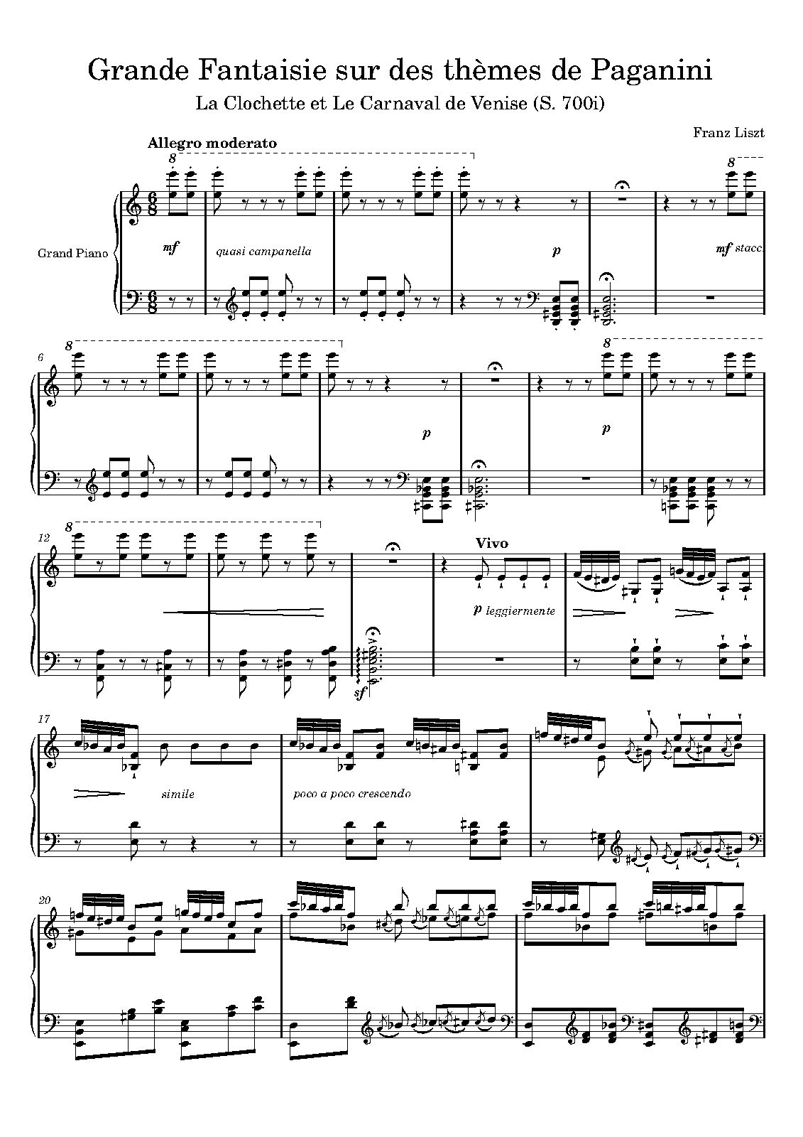 Grande Fantaisie sur des thèmes de Paganini