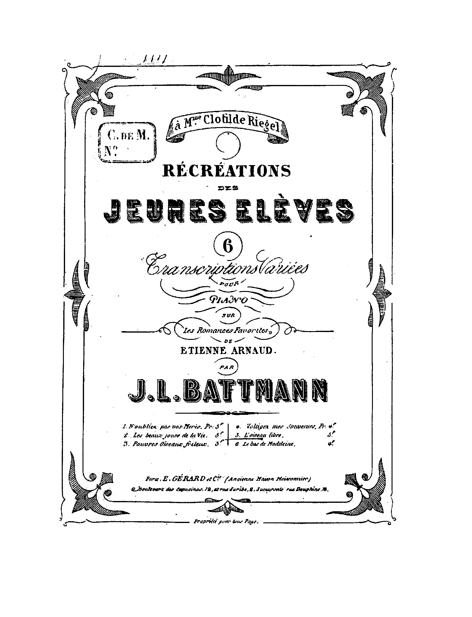 File:PMLP851598-Battmann-Arnaud - Récréations des jeunes élèves (6) - No5 Op291 - pf-BNF.pdf