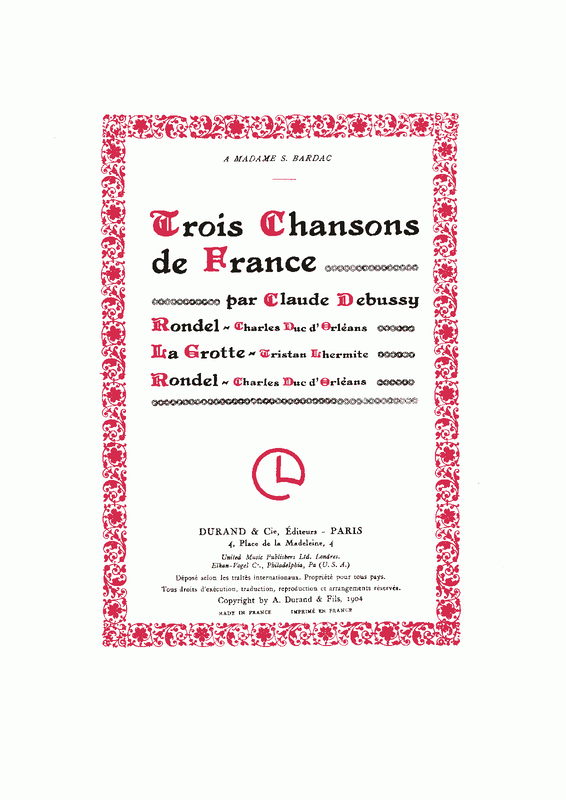 Trois chansons de France