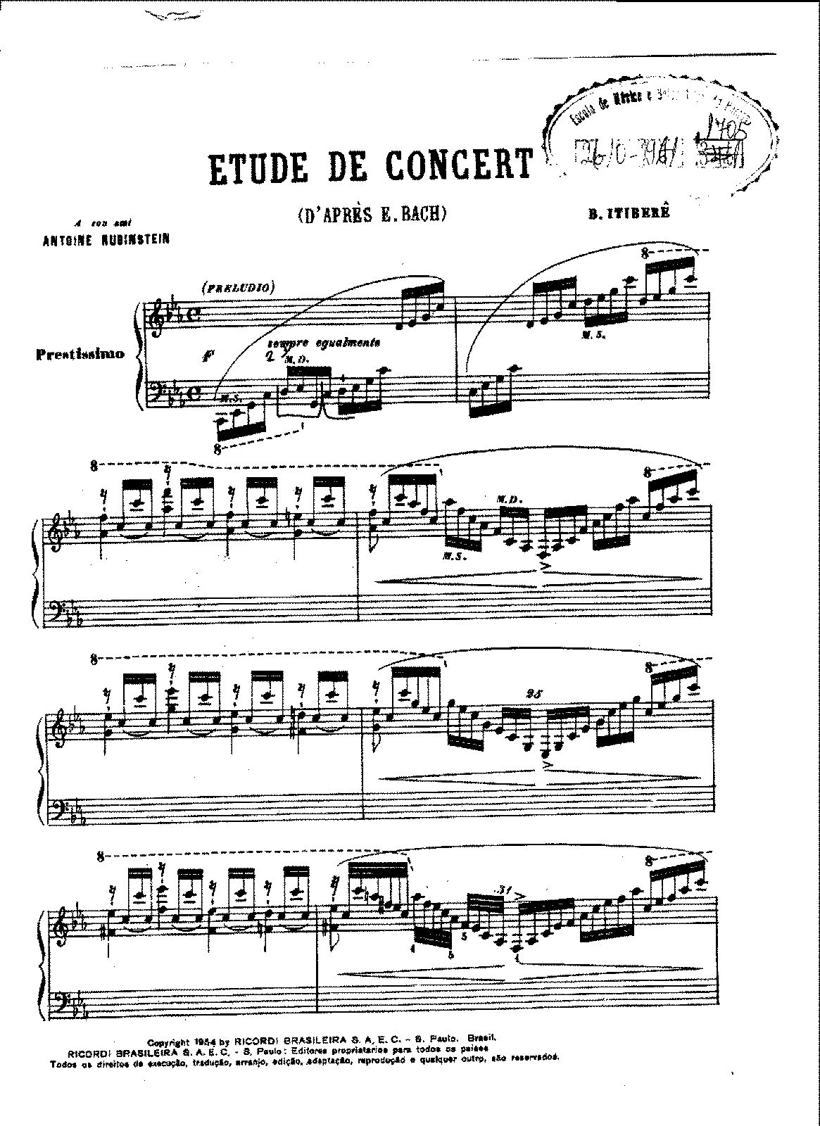 Etude de concert, Op.33 (Itiberê, Brasílio) - IMSLP