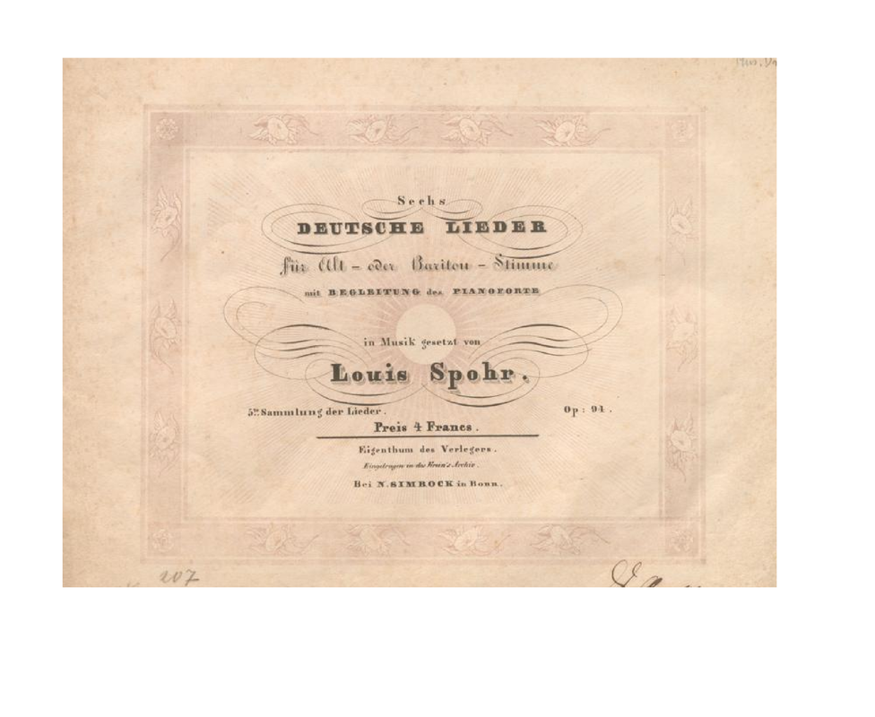 6 Deutsche Lieder