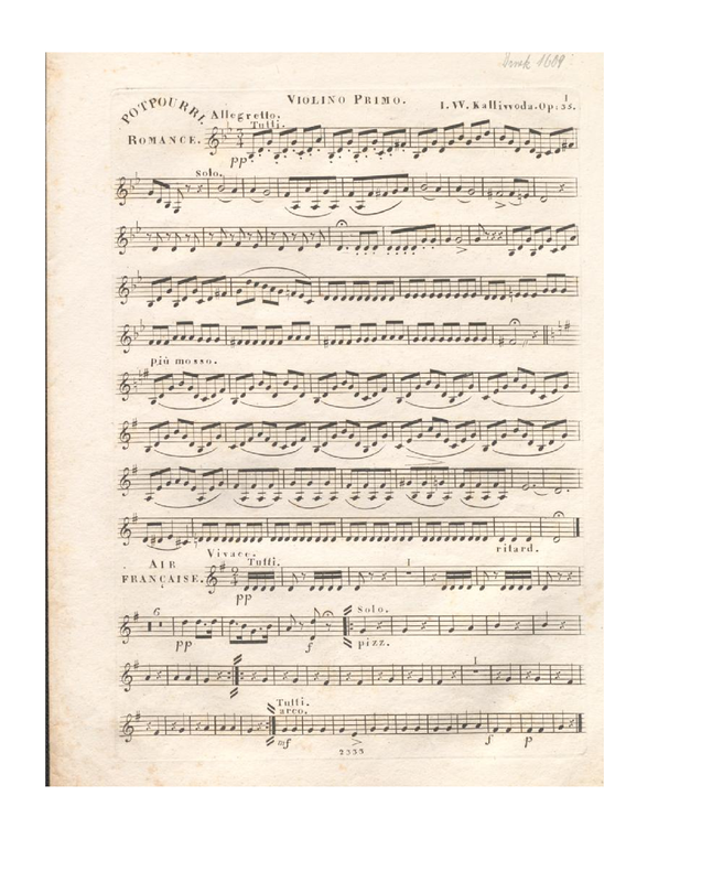 Potpourri No.1, Op.35 (Kalliwoda, Johann Wenzel) IMSLP