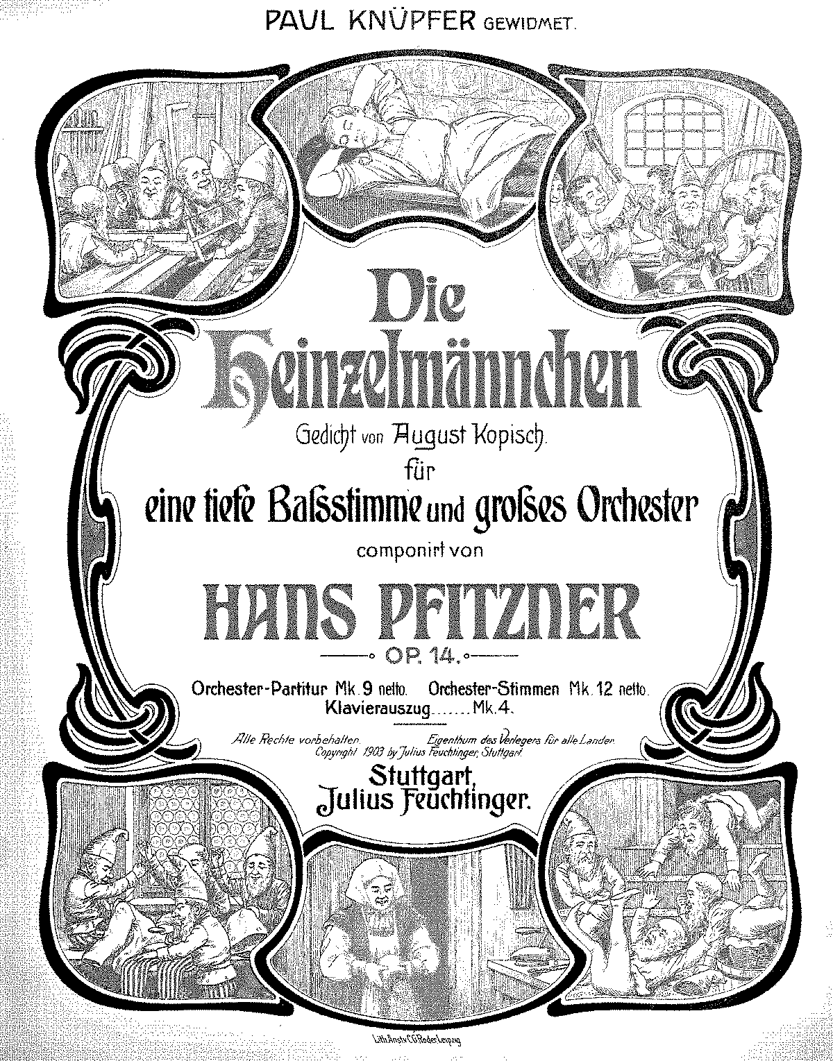 Die Heinzelmännchen, Op.14 (Pfitzner, Hans) - IMSLP