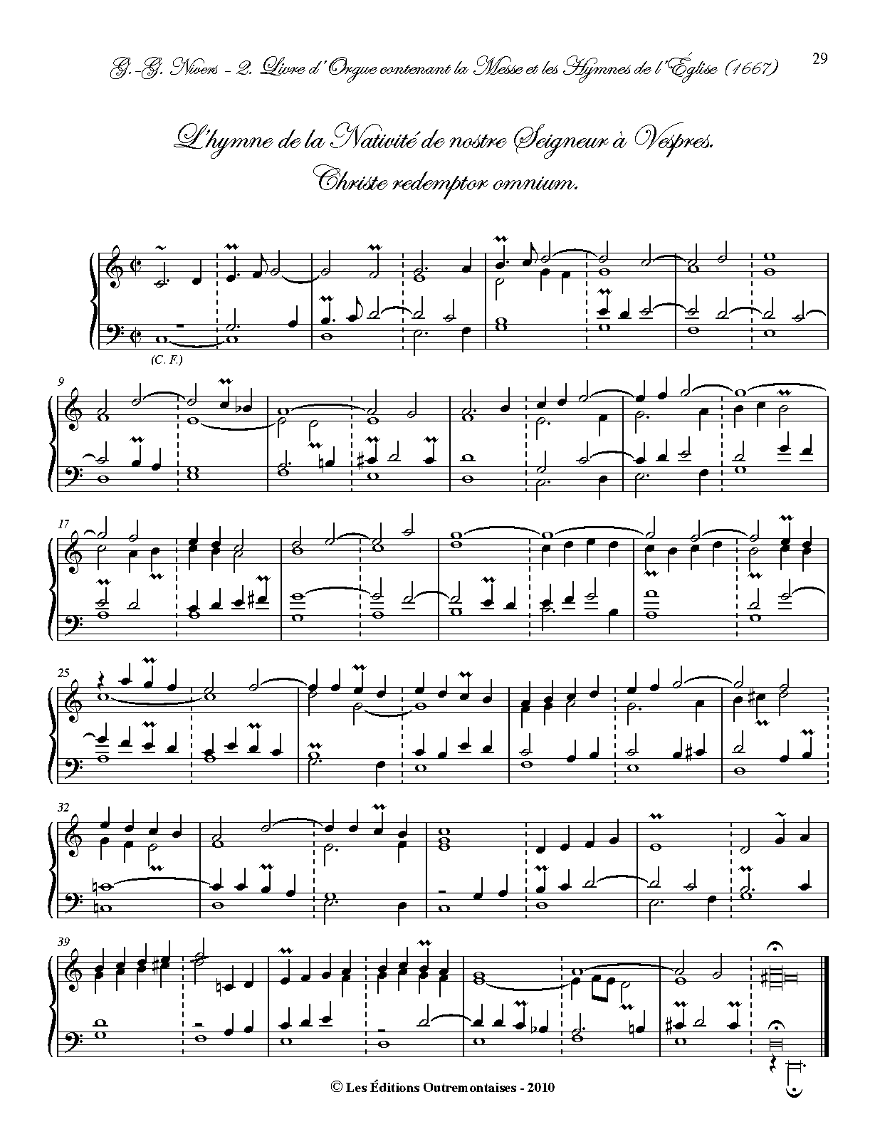 Deuxième livre contenant la messe et les hymnes de l’Église