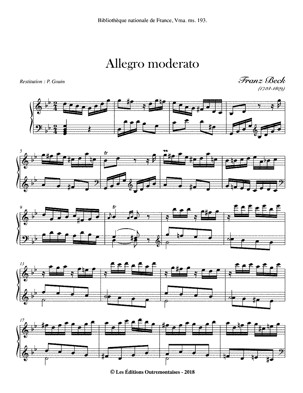 Allegro moderato in G minor (Beck, Franz Ignaz) - IMSLP