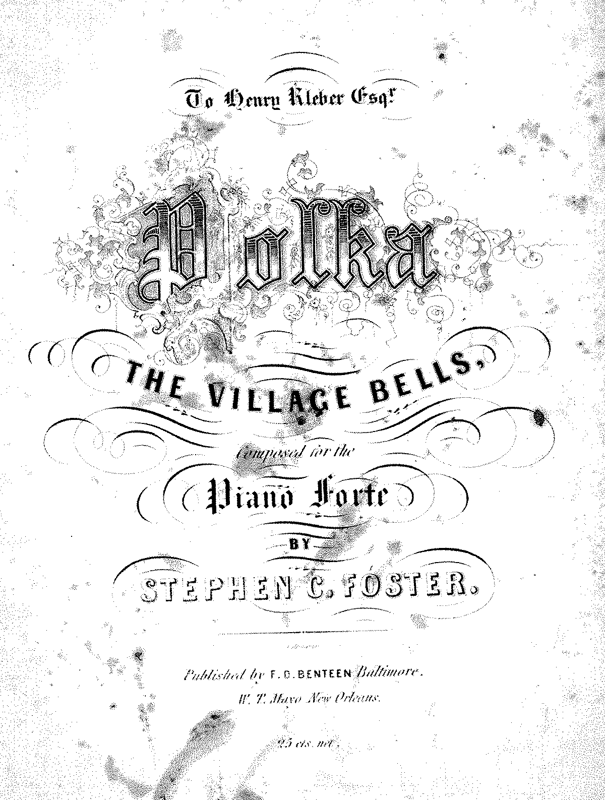 The Village Bells (Foster, Stephen) - IMSLP