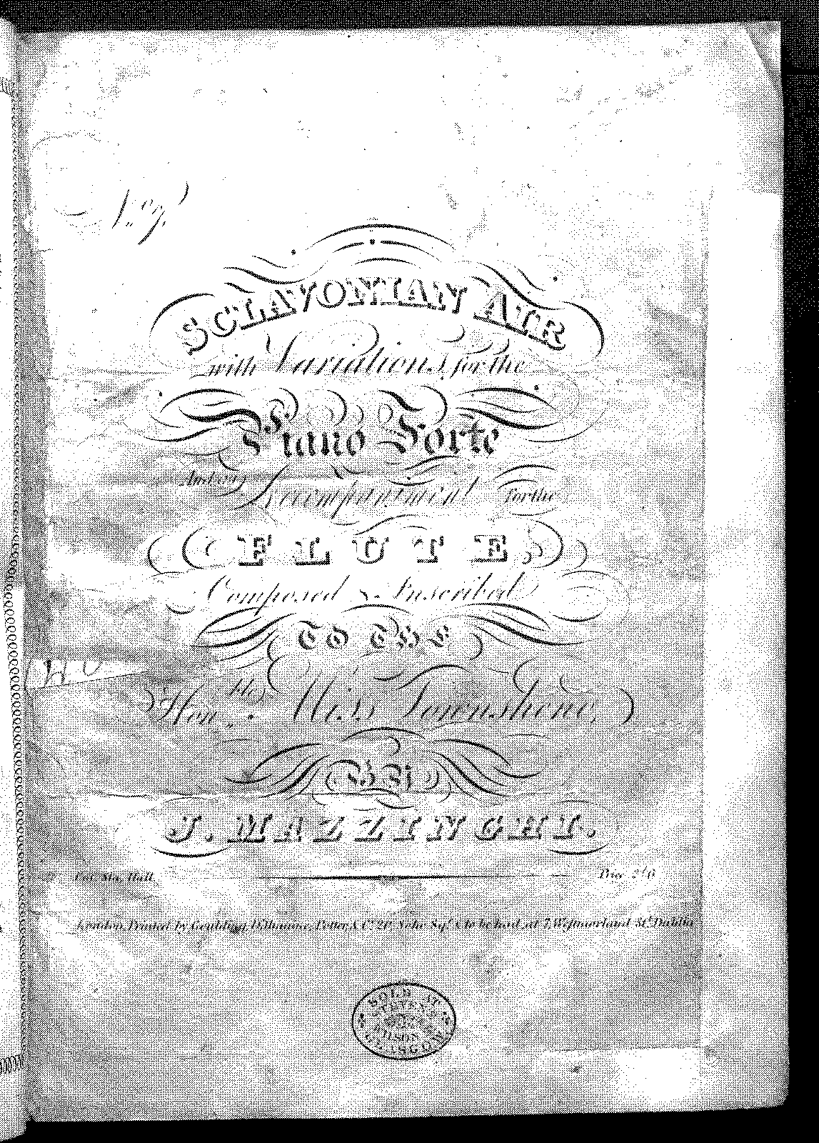 11 Variations on a Sclavonian Air (Mazzinghi, Joseph) - IMSLP