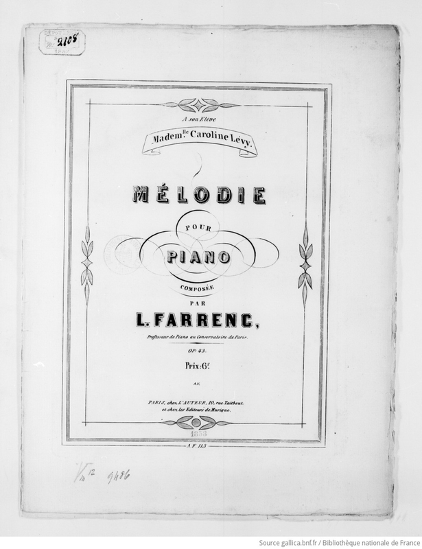 3 Mélodies pour piano