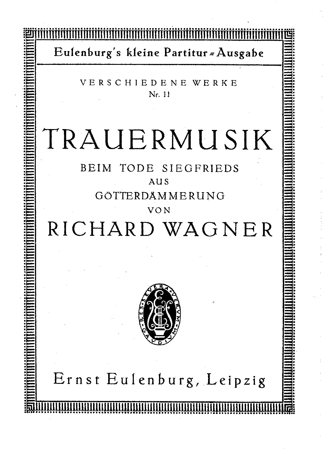 Götterdämmerung Wwv 86d Wagner Richard Imslp Free Sheet Music Pdf Download