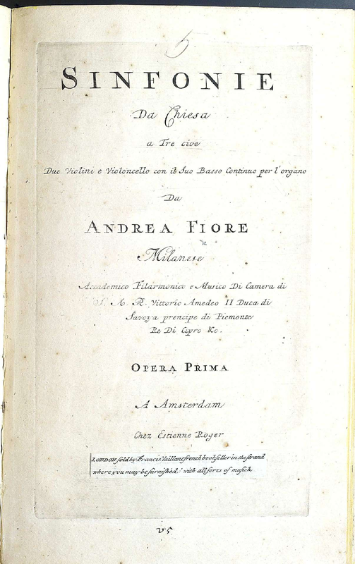 12 Sinfonie da chiesa