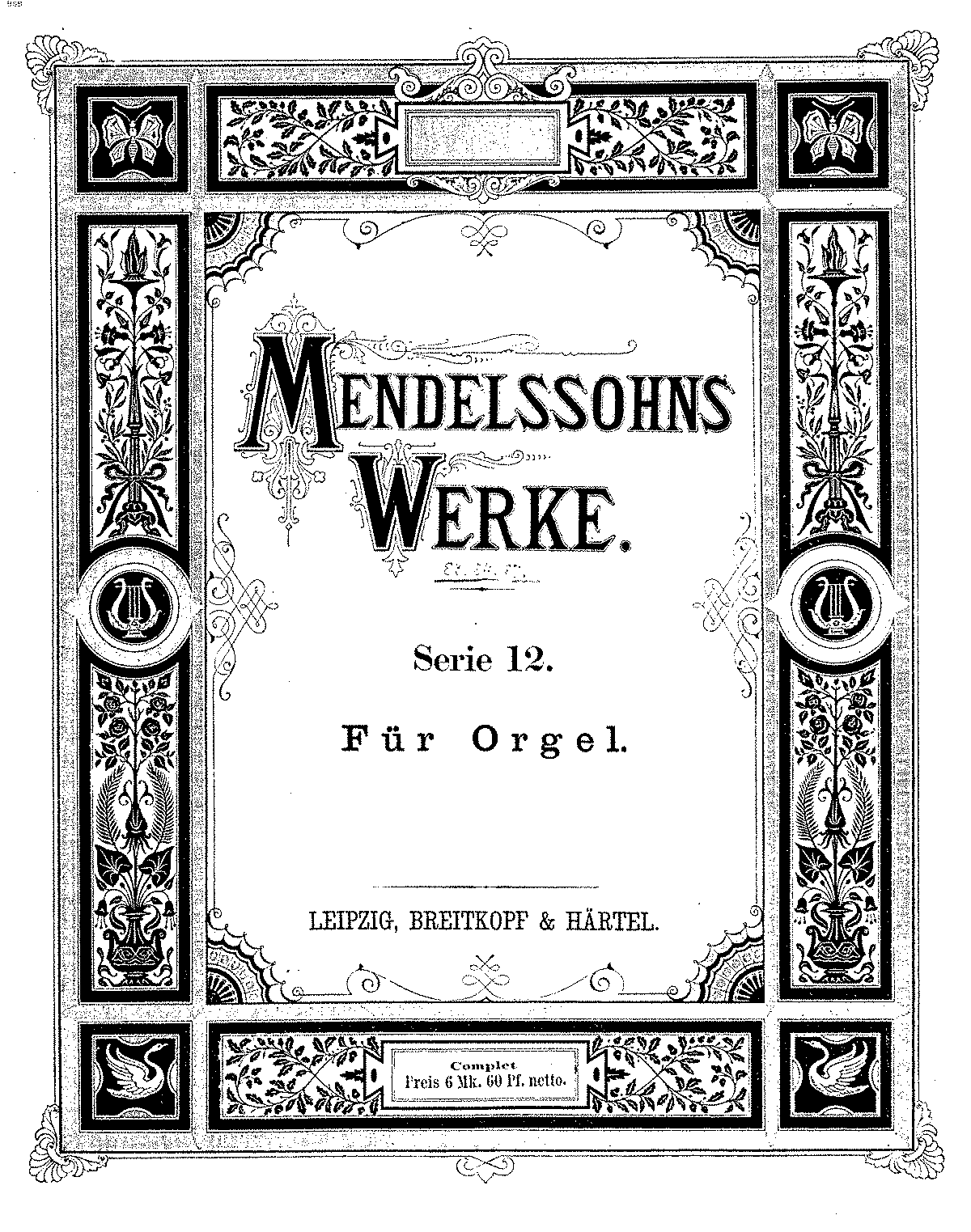 3 Preludes And Fugues, Op.37 (Mendelssohn, Felix) - IMSLP: Free Sheet ...