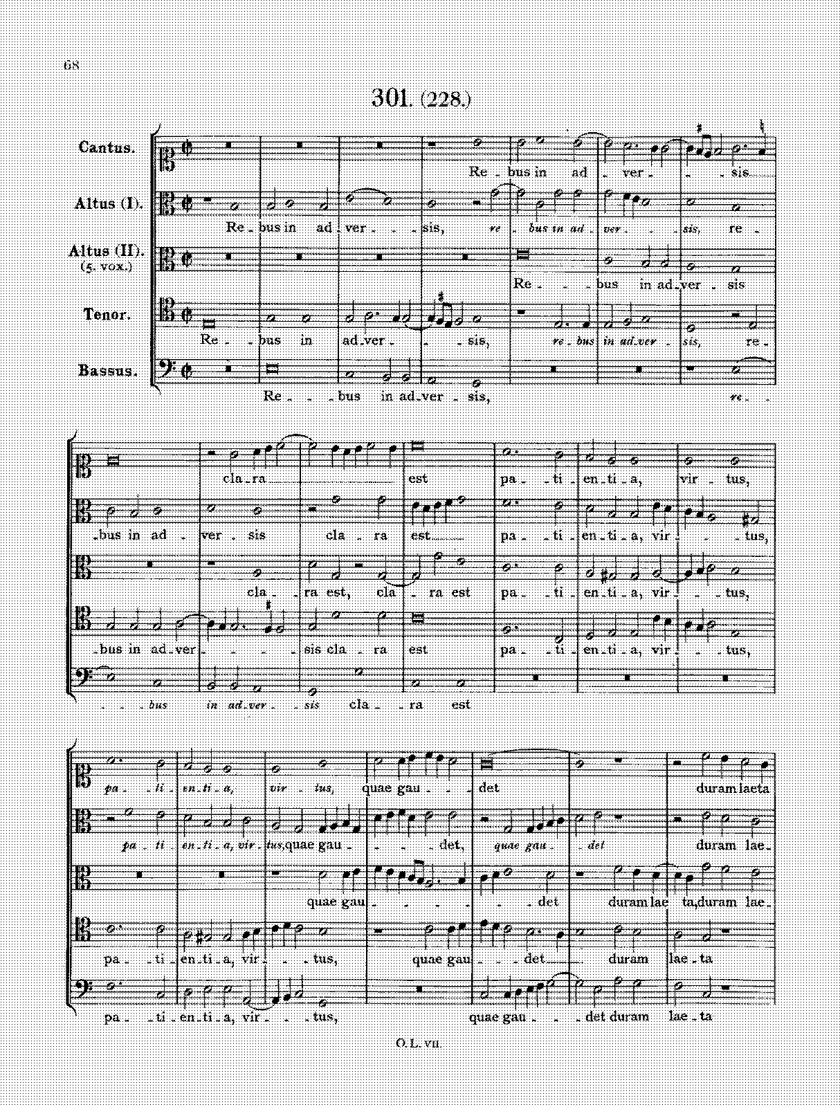 Rebus In Adversis, LV 358 (Lassus, Orlande De) - IMSLP