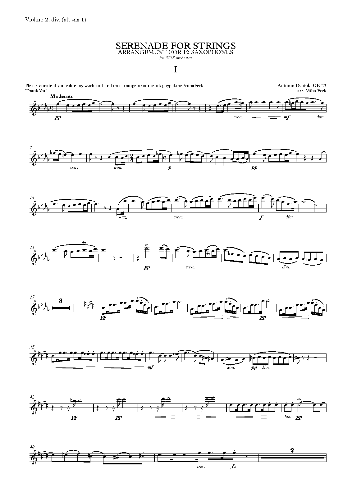 File:PMLP59797-Dvorak Serenade Possible without sopranino - Violino 2. div. (alt sax 1).pdf