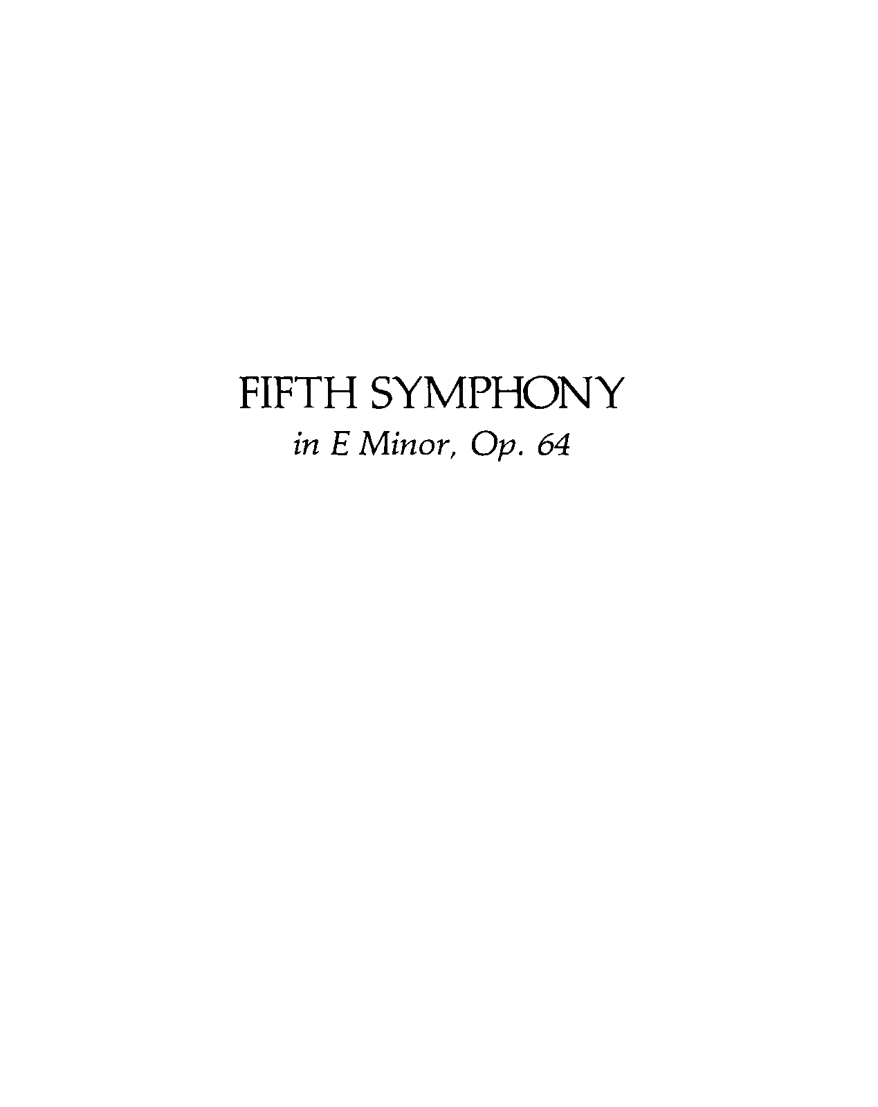 Symphony No.5