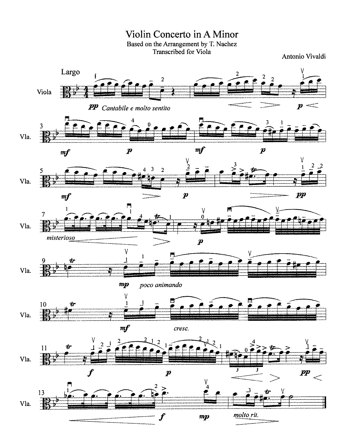 vivaldi violin concerto in a minor
