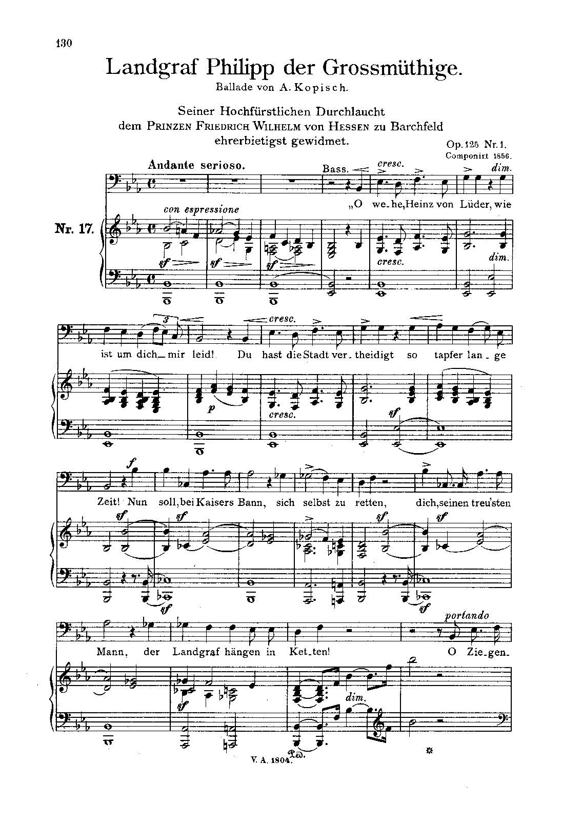 3 Balladen für Bass