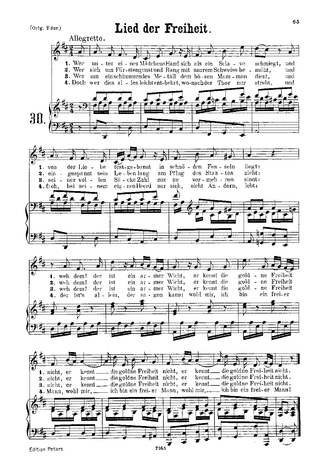 Lied der Freiheit, K.506 (Mozart, Wolfgang Amadeus) - IMSLP: Free Sheet ...