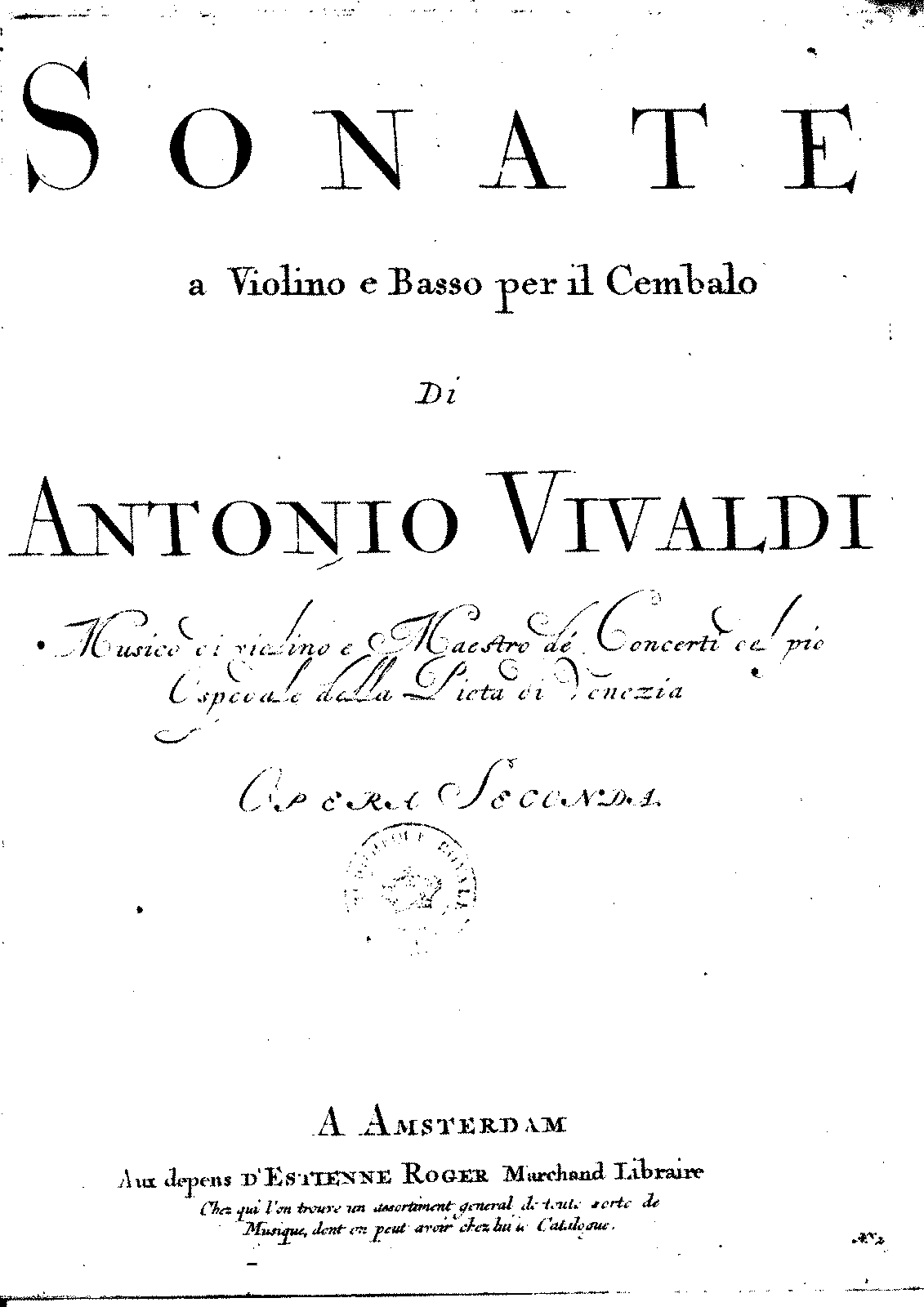 12 Violin Sonatas, Op.2 (Vivaldi, Antonio) - IMSLP: Free Sheet Music ...