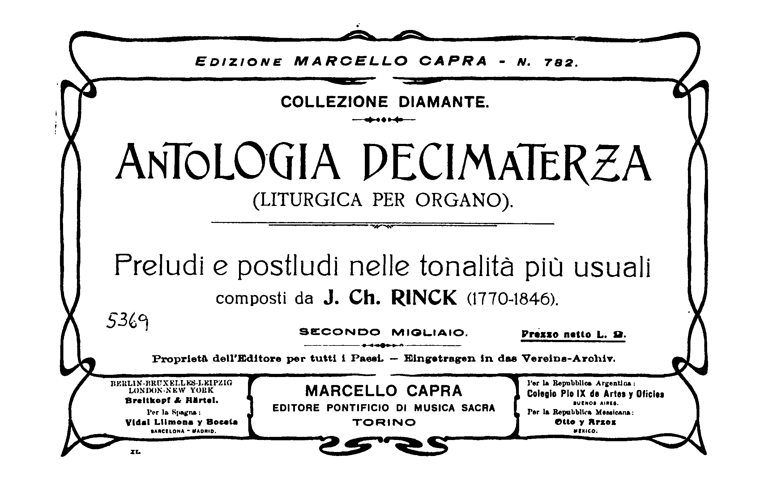 Quale è L'università Più Antica Del Mondo Preludi e postludi nelle tonalità più usuali (Rinck, Christian Heinrich