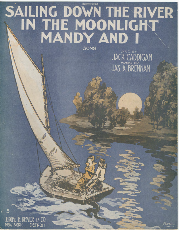 Sailing Down the River in the Moonlight Mandy and I (Brennan, James A