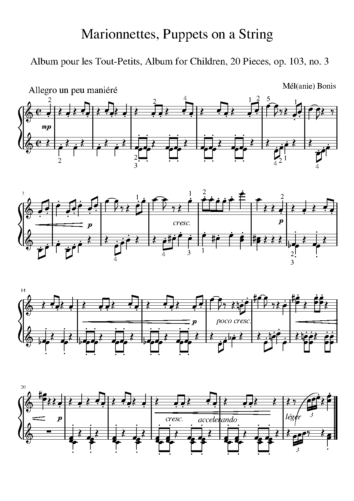 File:PMLP1295000-Bonis 3 Marionnettes Puppets on a String Album pour les Tout-Petits Album for Children op 103 no 3 mF imslp.pdf