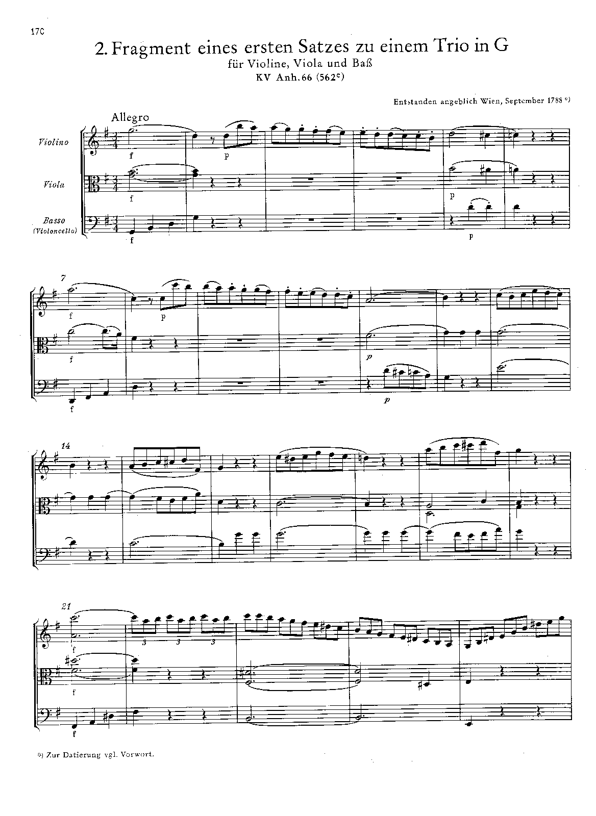 String Trio in G major