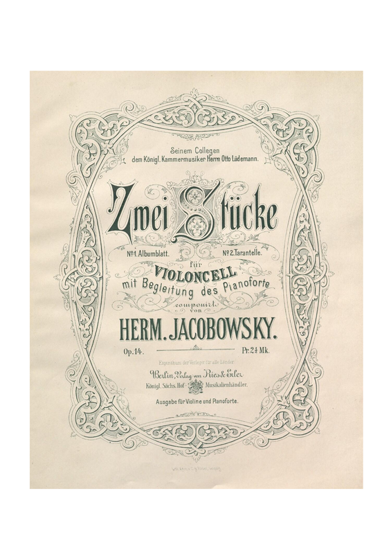 2 Stücke für Violoncell mit Begleitung des Pianoforte